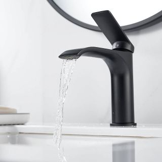 Смеситель для раковины Shevanik S4101H чёрный